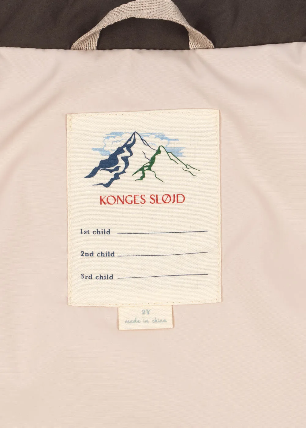 Konges Sløjd Alpi bodywarmer chocolate brown waterafstotend