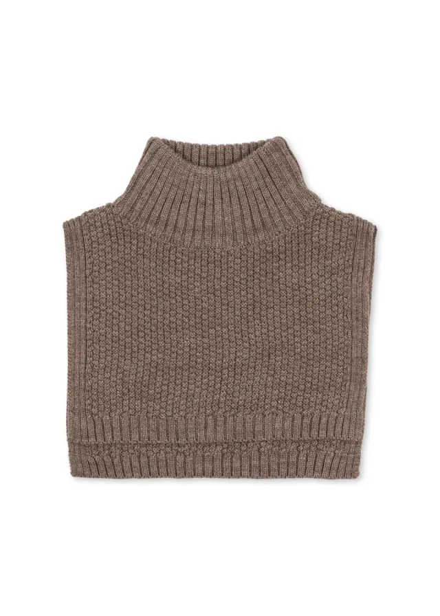 Konges Sløjd Fruity nekwarmer bunny brown melange merino