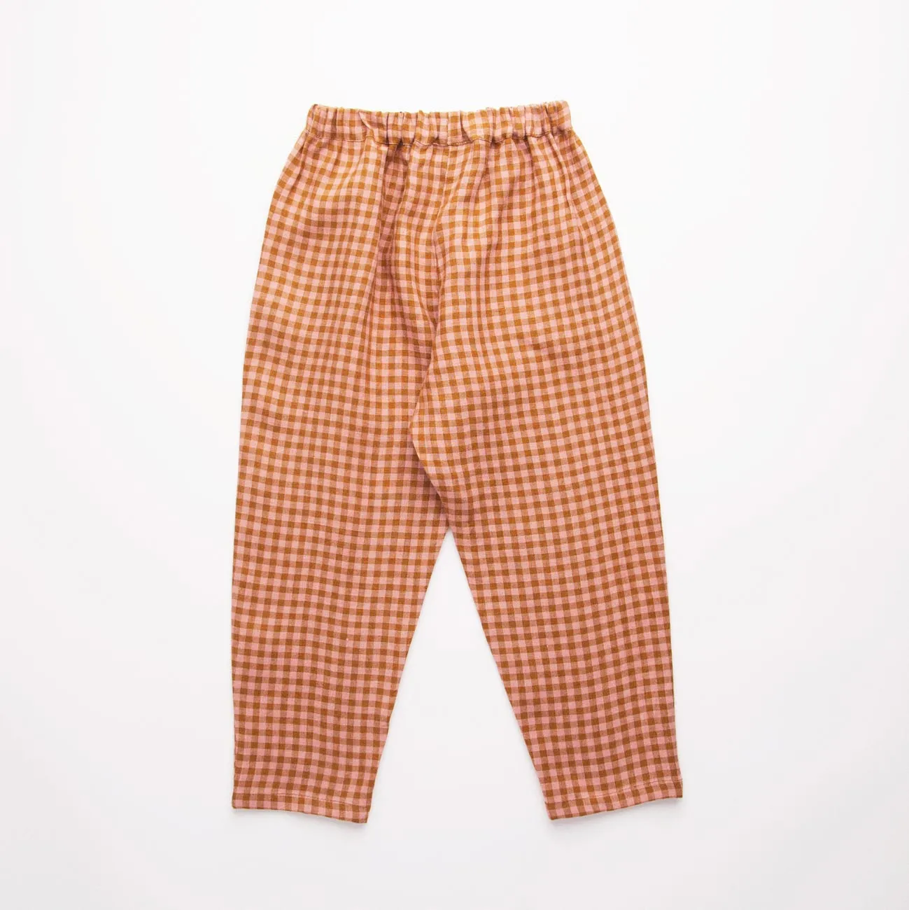 The Mompany Jumping Jack Broek Rose linnen ruit