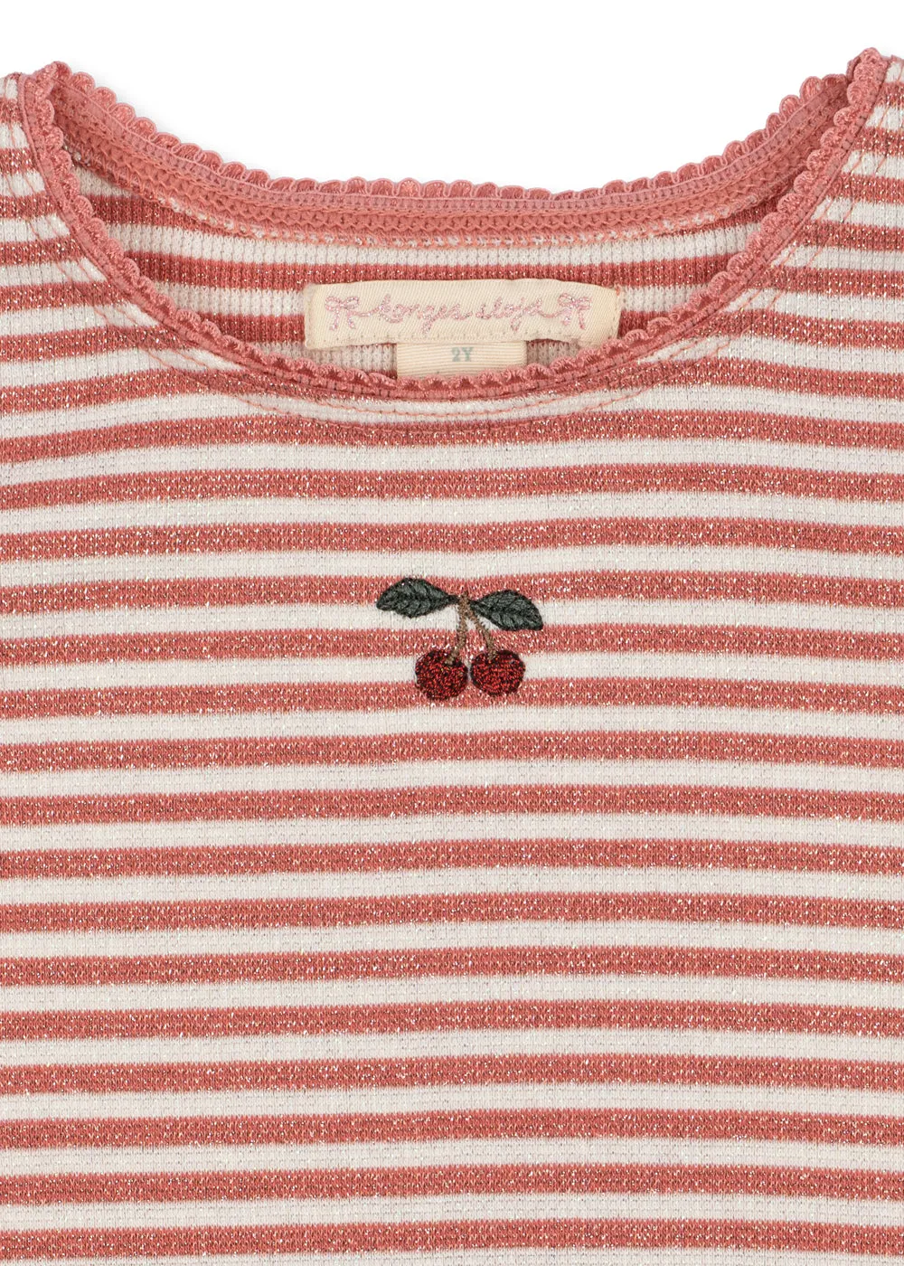 Konges Sløjd Roli streepjurk rose cream stripe