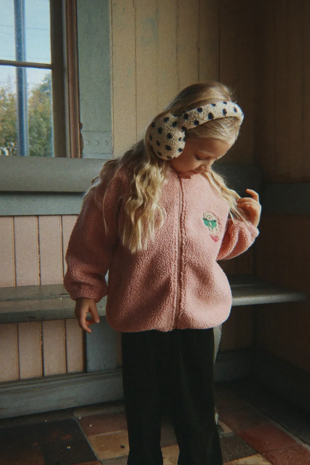 Konges Sløjd Jody teddyjas mellow rose teddyfleece