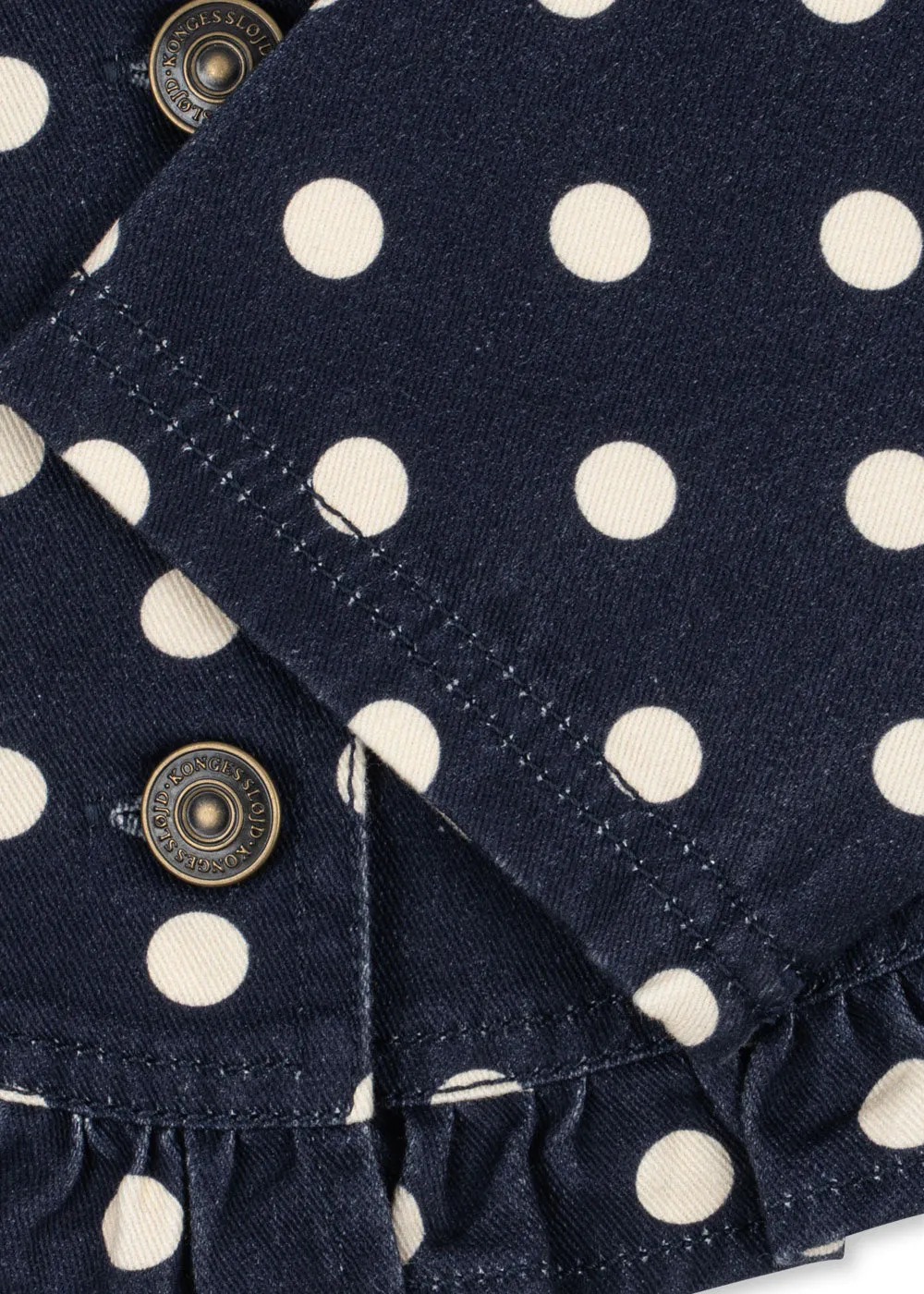 Konges Sløjd Nola Overshirt Dot Nuit biokatoen