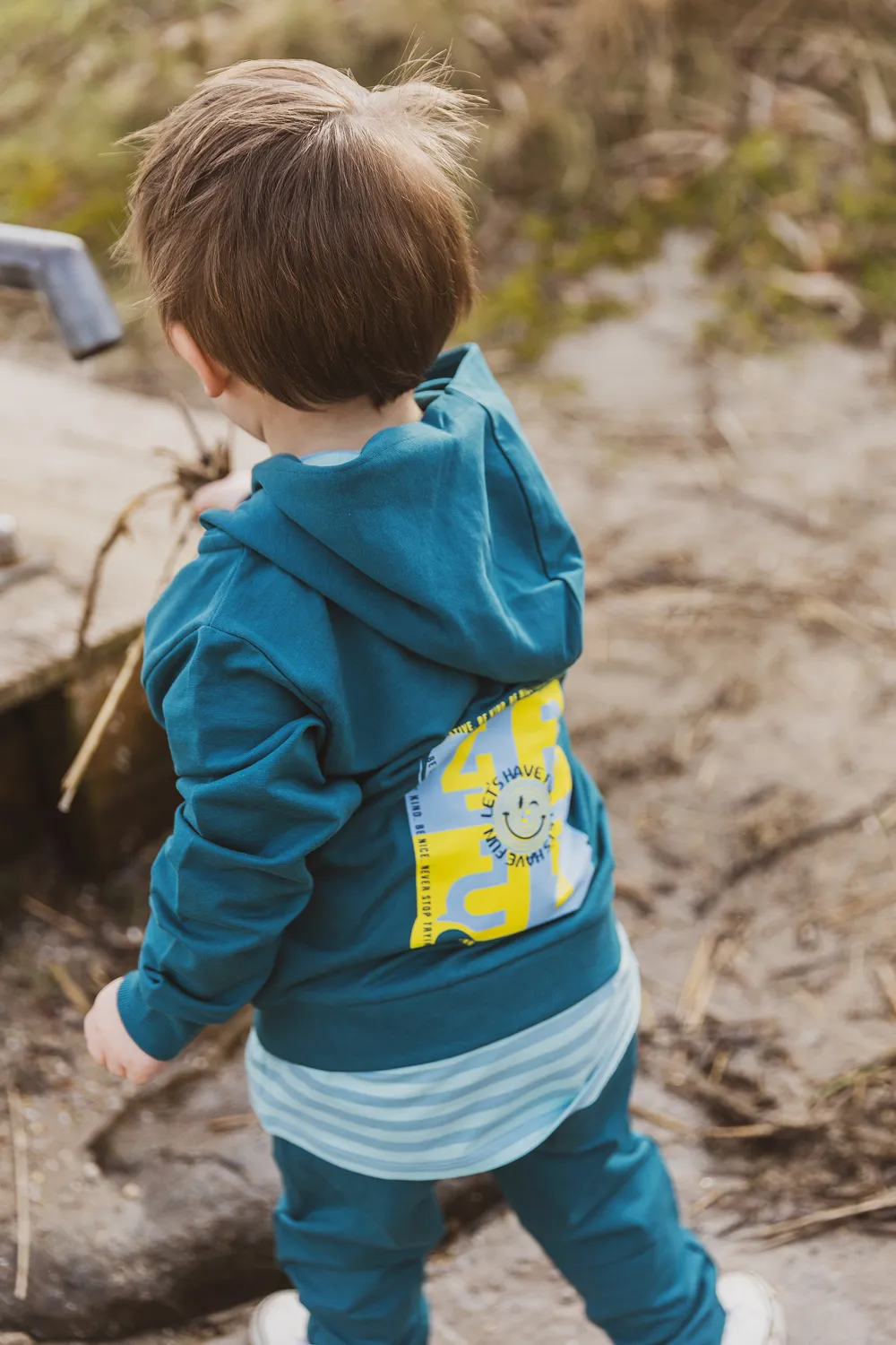 4President Pedro Green hoodie jongens met rits zomer