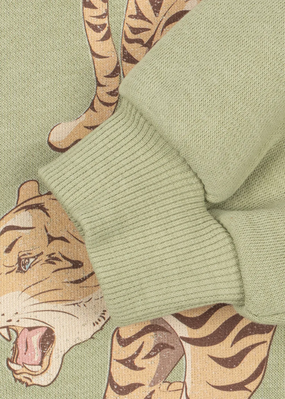 Konges Sløjd Lou sweater sage biologisch katoen