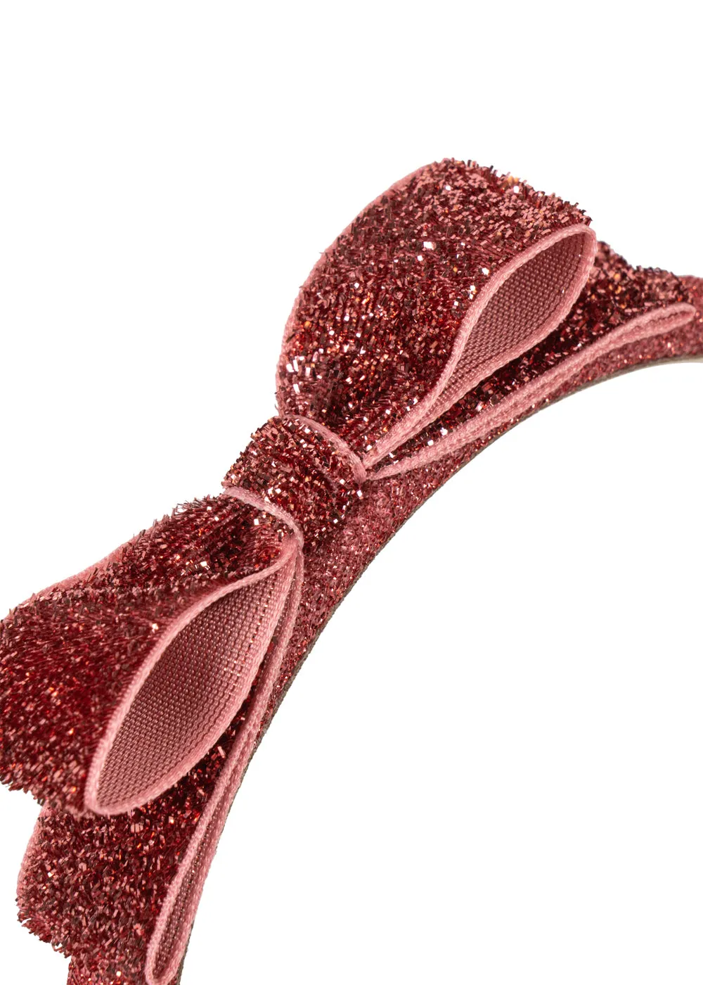 Konges Sløjd Bowie haarband rose glitter velours