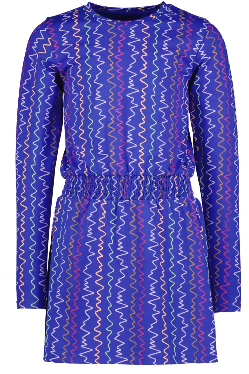 4President Mira Bluing AOP jurk meisjes bloemenprint