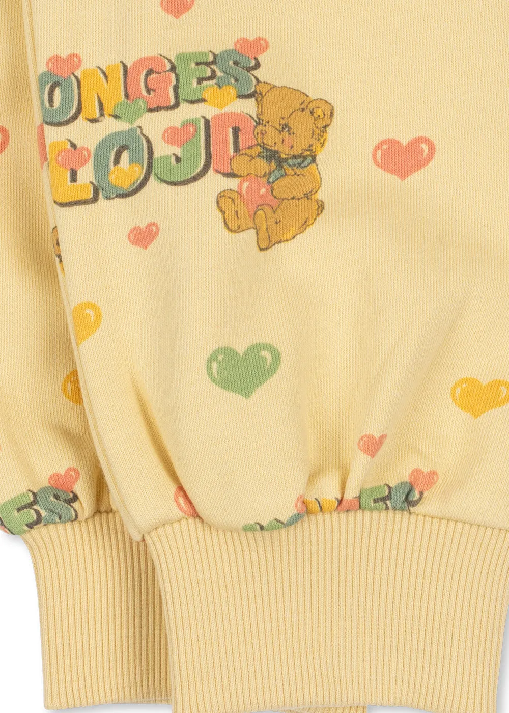 Konges Sløjd Spotty Sweatbroek teddy bear biokatoen