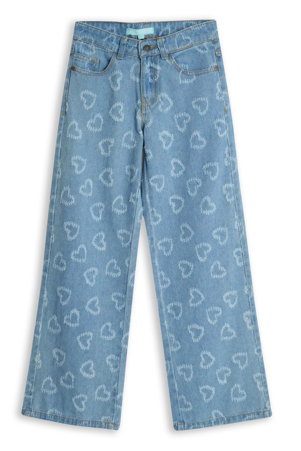 4President Betsy denim short blauw meisjes zomer