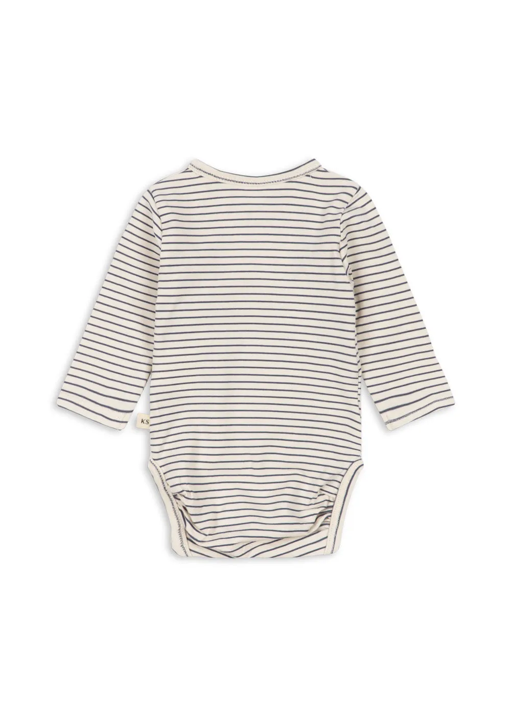 Konges Sløjd Basic newborn romper stripe como biokatoen