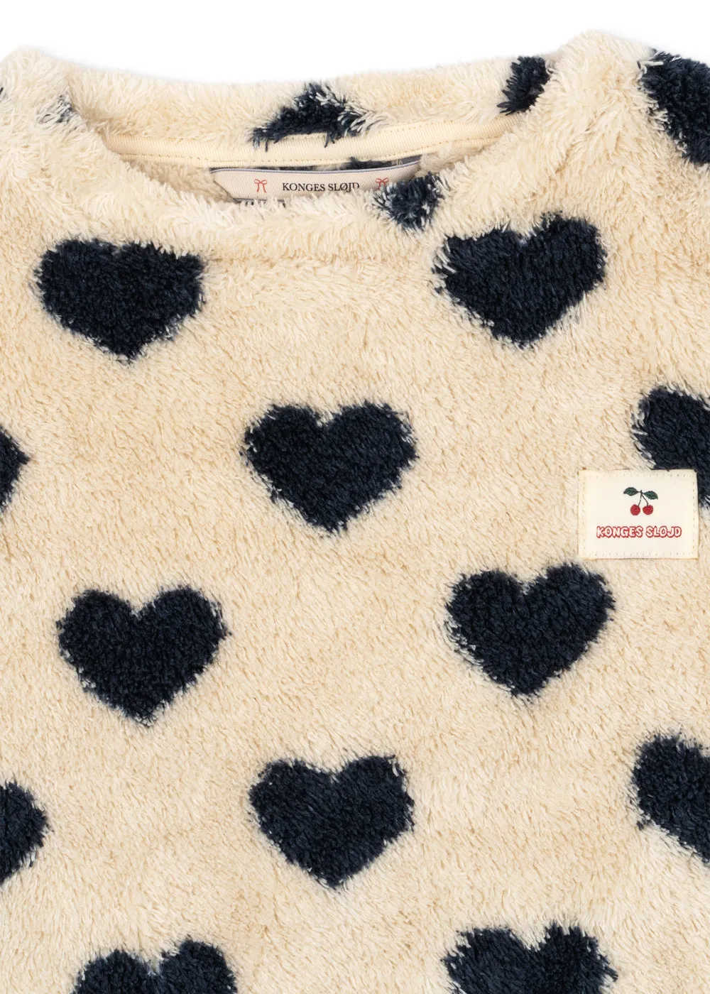 Konges Sløjd Cozy sweater bon coeur teddy