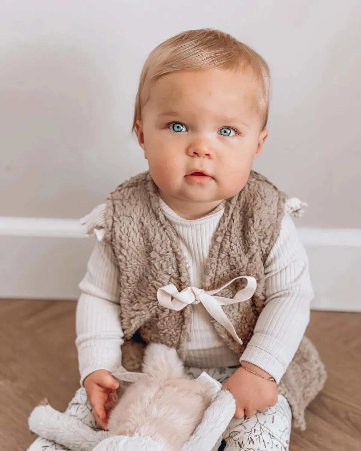 SODA FASHION Boucle Teddy gilet bruin teddy zacht
