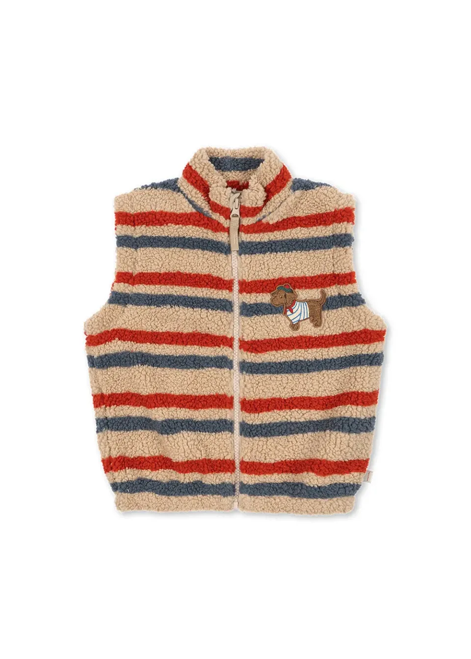 Konges Sløjd Jody teddy bodywarmer tangerine fleece