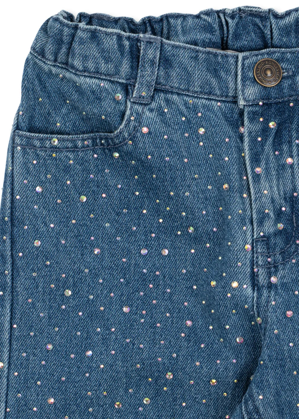 Konges Sløjd Elba glitterjeans denim sparkle bio