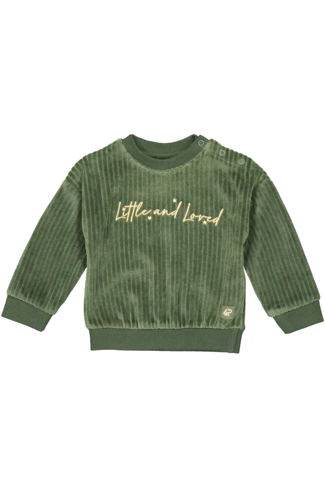 4PRESIDENT Jia Agave Green babysweater groen unisex
