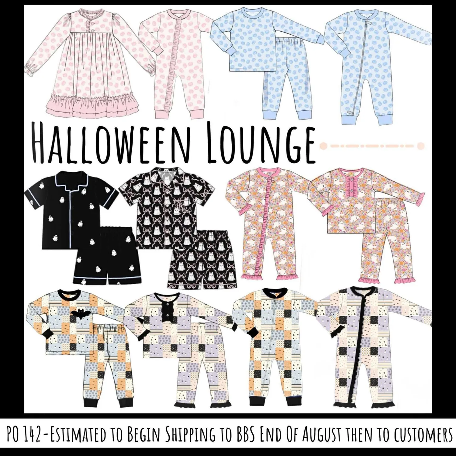 Busy Bee Smocks Halloween Lounge jongens huispak 2-delig