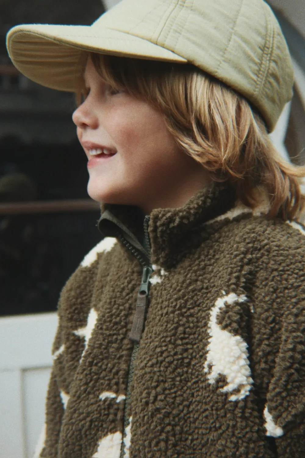 Konges Sløjd Jody teddyjas dino silhouette fleece