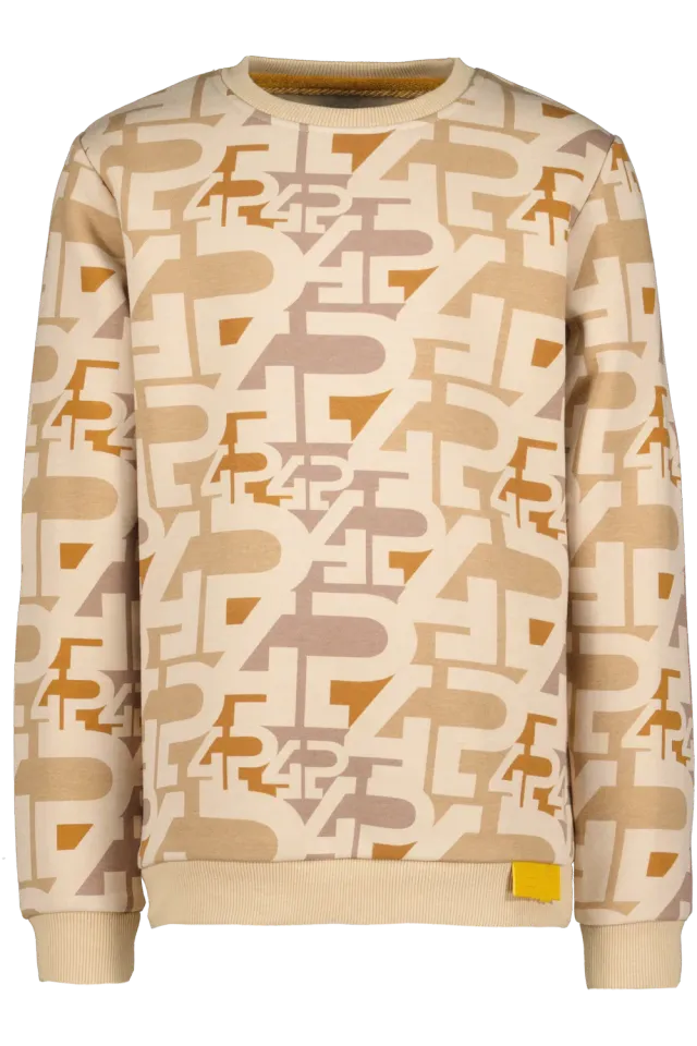 4PRESIDENT Mars hoodie jongens met logo allover print