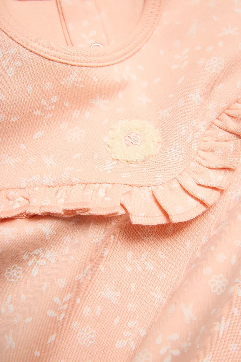 4PRESIDENT Yasmin Pink T-shirt baby bloemenprint katoen