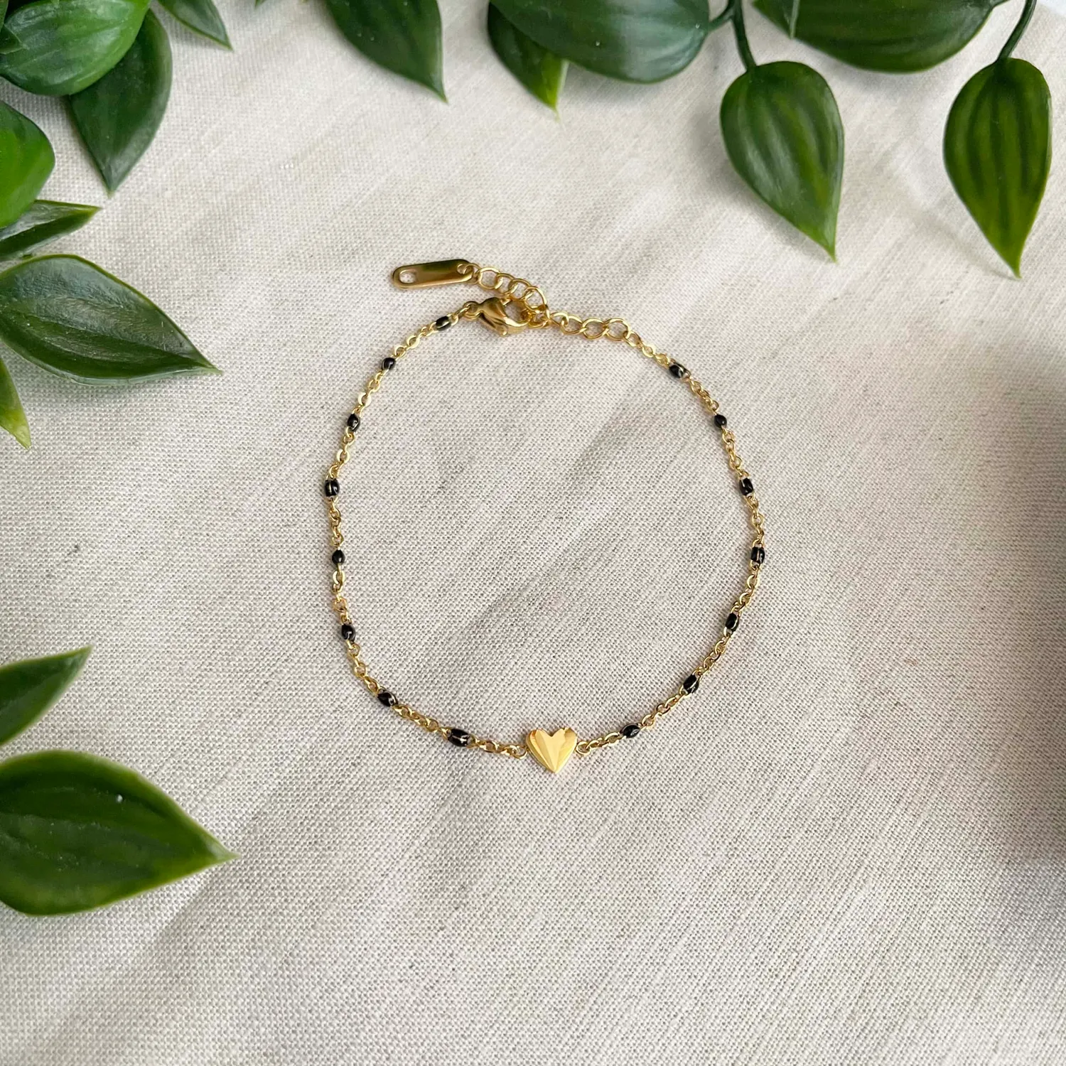 SODA FASHION Armband staal Hart goud-zilver
