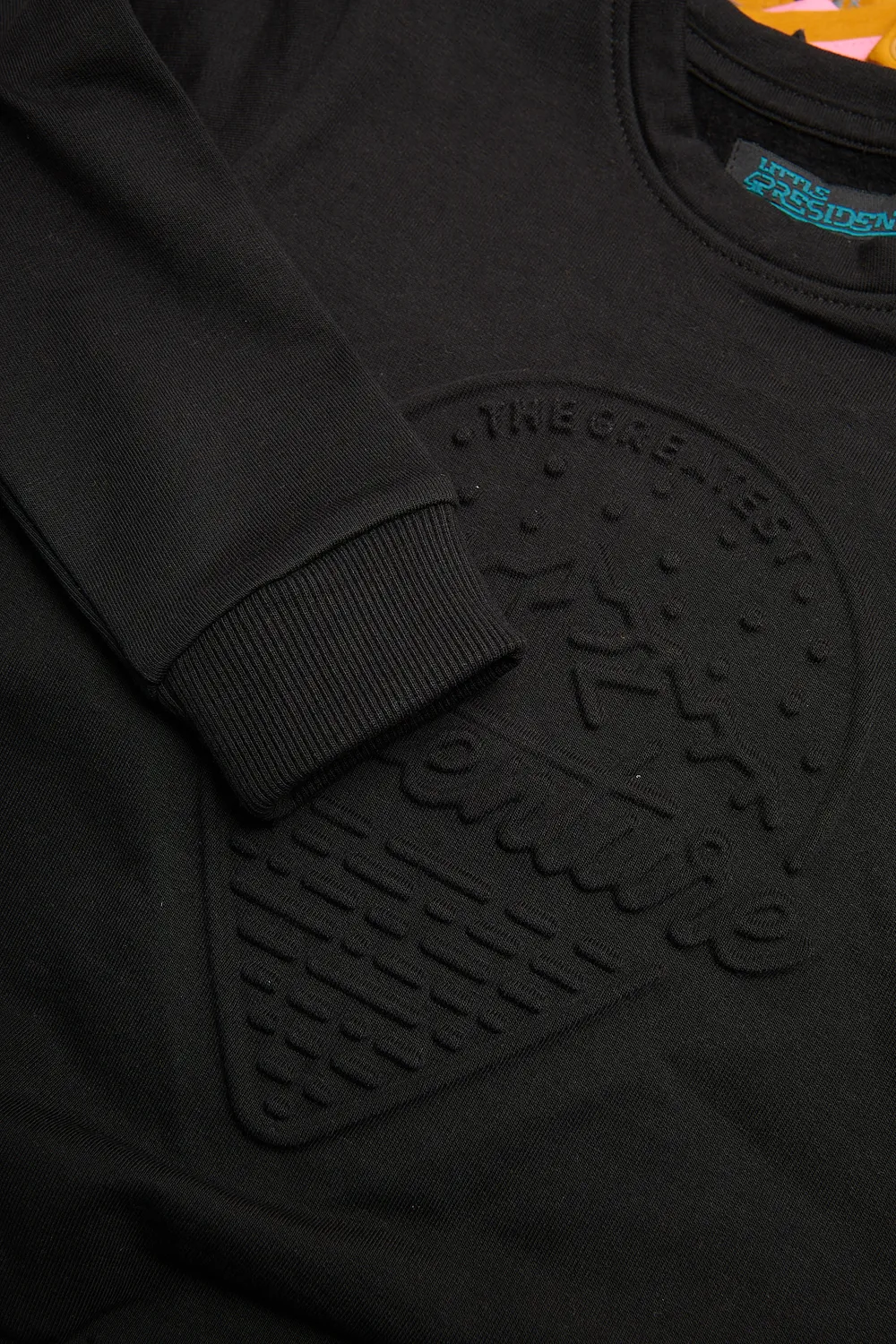 4PRESIDENT Bob Black jongens trui sweater katoen