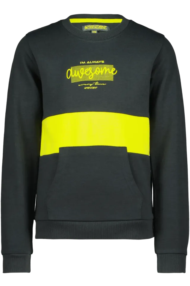 4President Idas Unexplored sweater jongens katoen