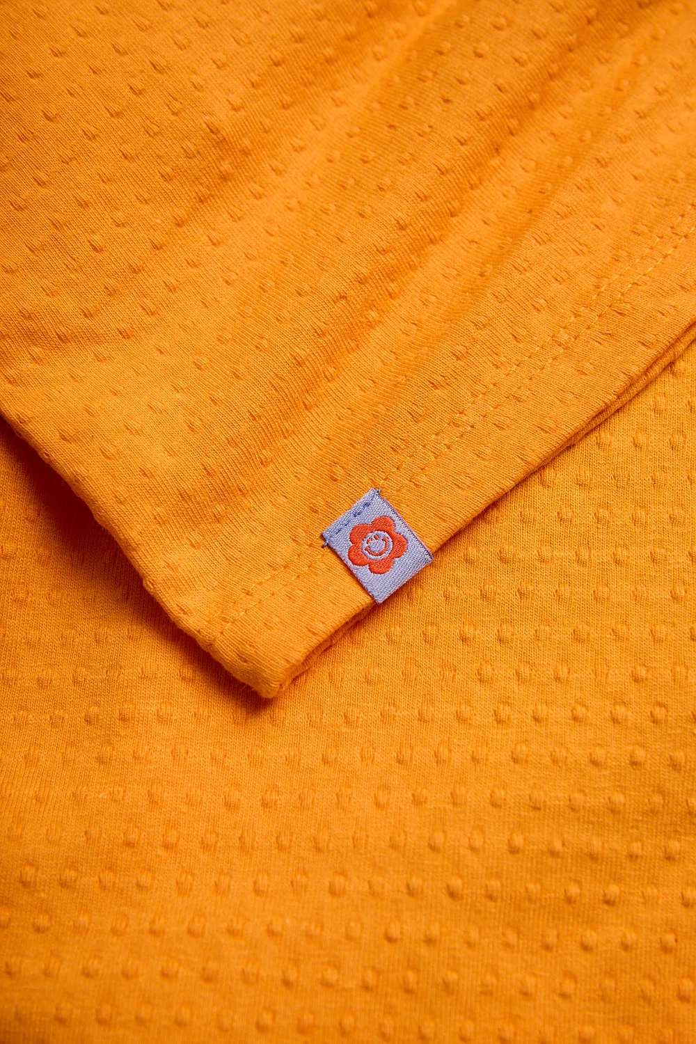 4PRESIDENT Noelani Orange T-shirt meisjes bubbelstof