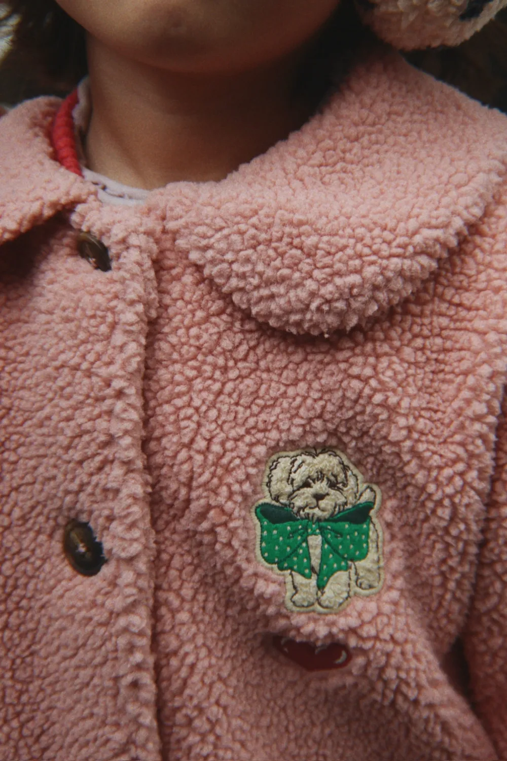Konges Sløjd Jody fleece jas mellow rose zacht