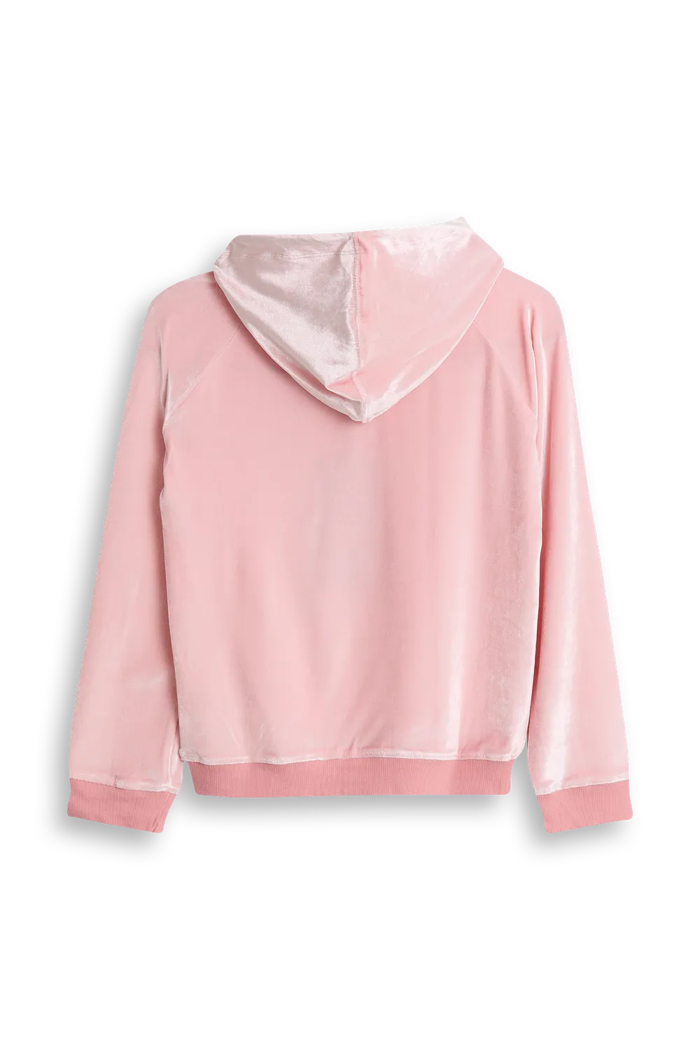 4PRESIDENT Arielle hoodie Dust Pink velvet