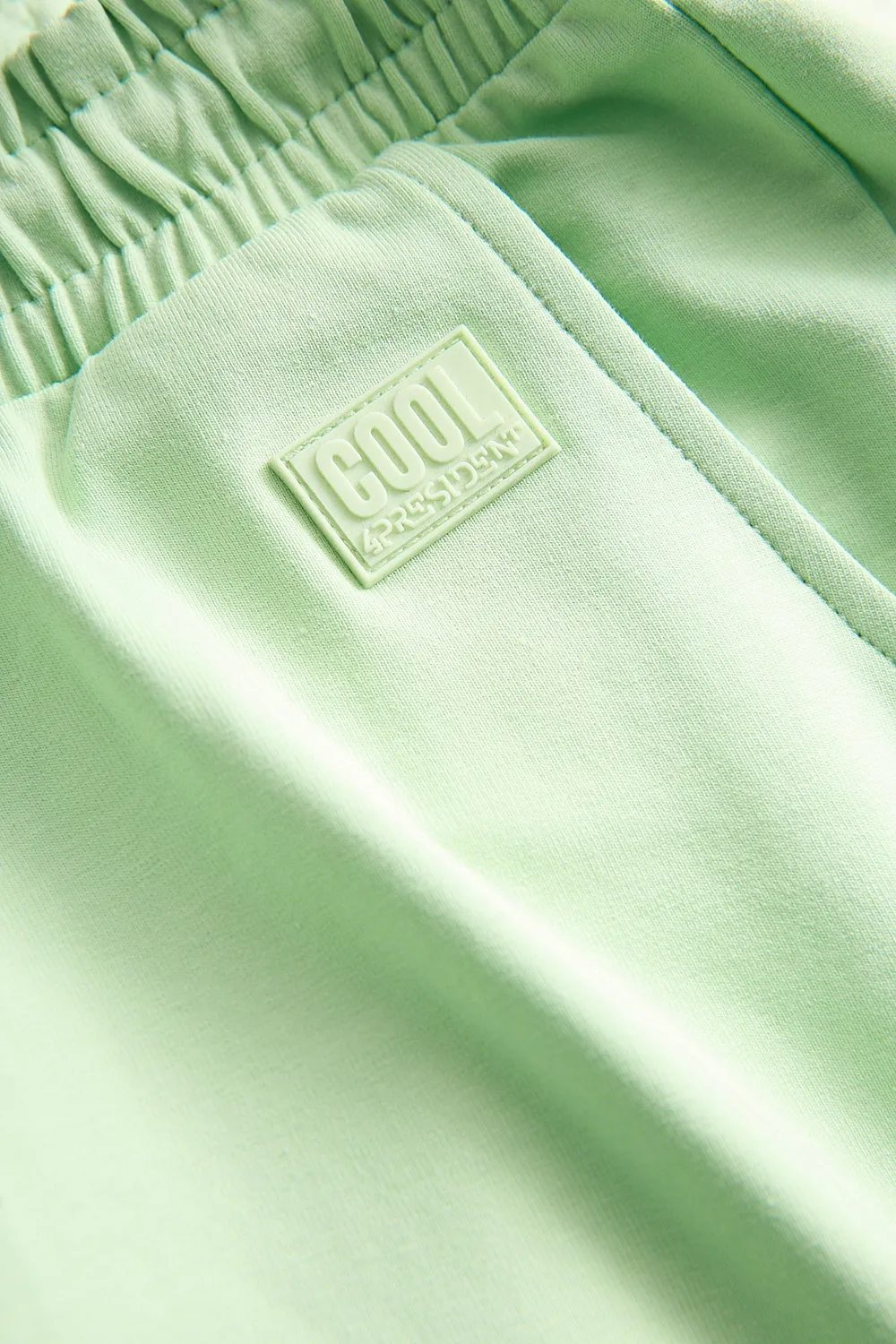 4President Brent korte broek pastelgroen – katoen jongens