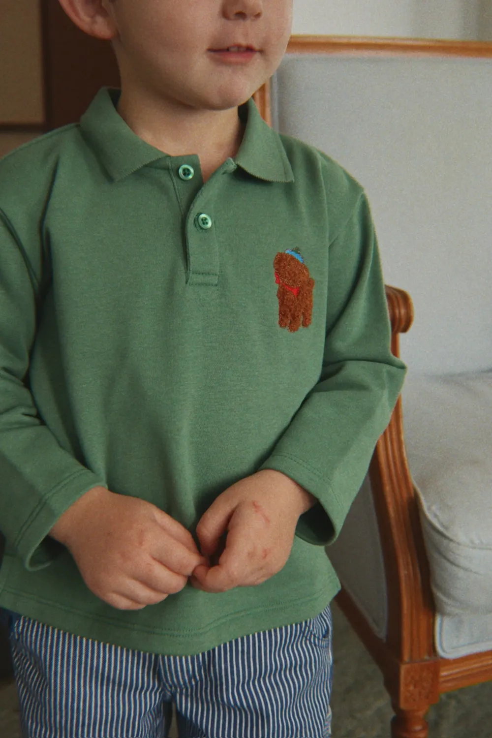 Konges Sløjd Spotty Polo poloshirt fairway biokatoen