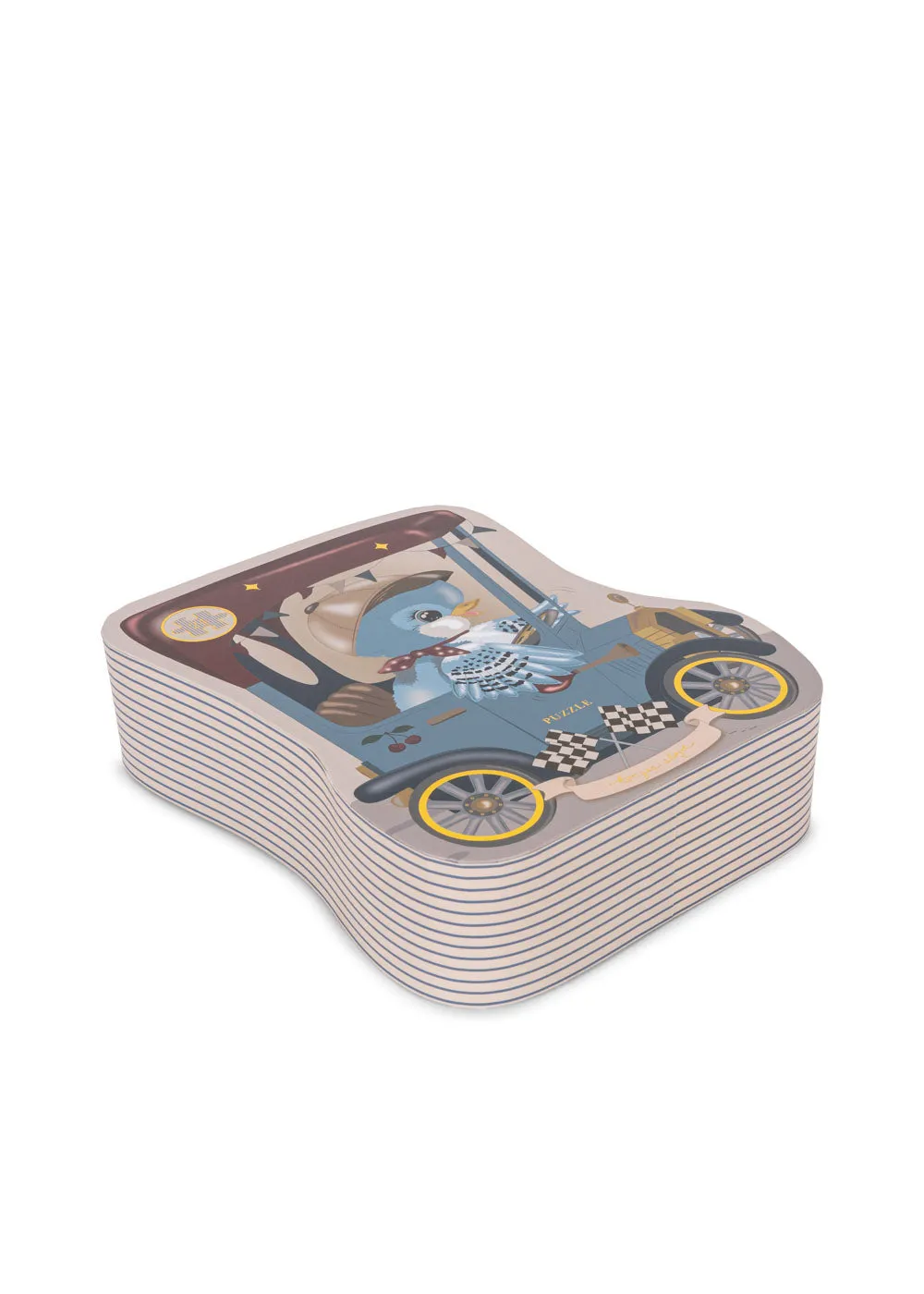 Konges Sløjd Birdie Puzzel Car Birdie 24 stukjes