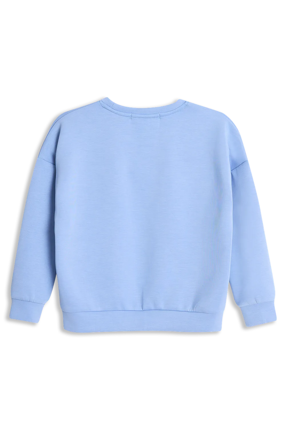4President Merel hoodie meisjes lichtblauw geborsteld