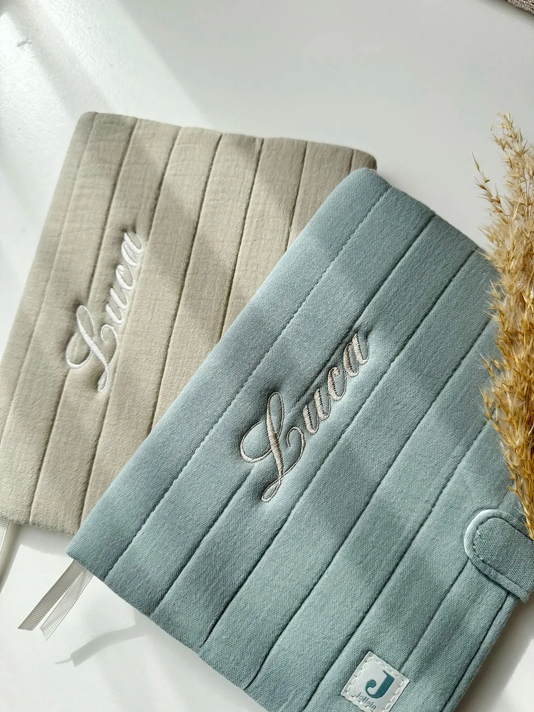 Soda Fashion Hydrofiel Groeiboekhoesje Sea Green katoen