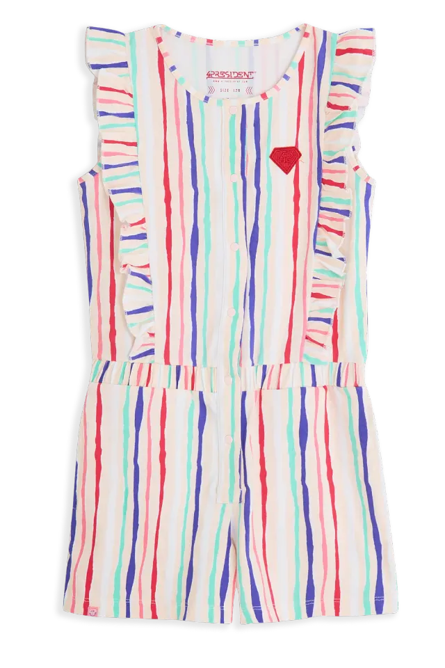 4President Natasha playsuit roze – katoen meisjes