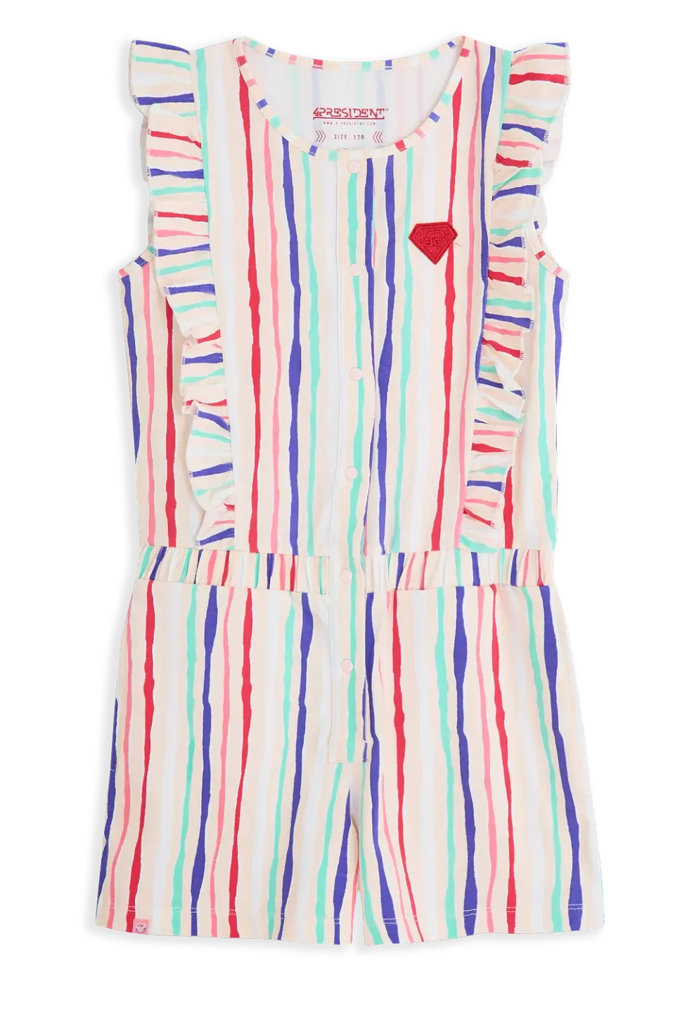 4President Natasha playsuit roze – katoen meisjes
