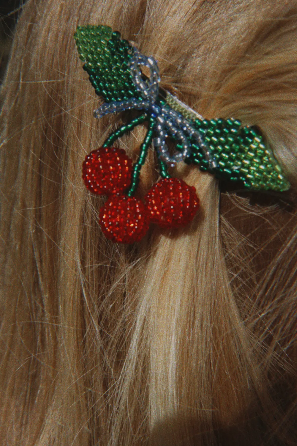 Konges Sløjd Cherry haarclips kersen kralen 2-pack