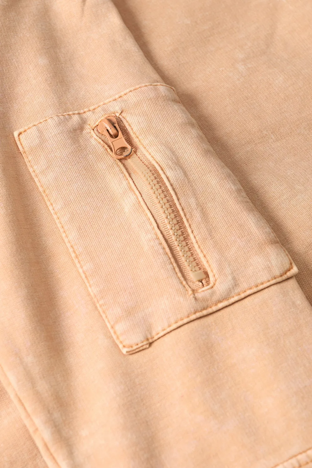 4PRESIDENT Nijs Sand vest rits jongens beige