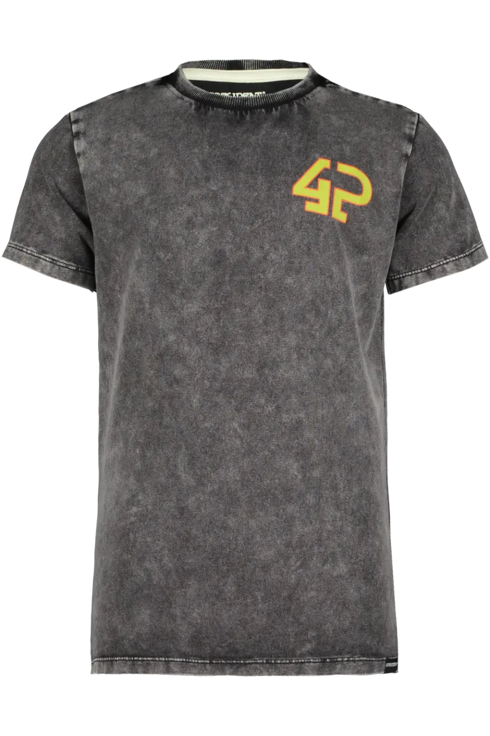 4PRESIDENT Thomas T-shirt jongens Black acid wash