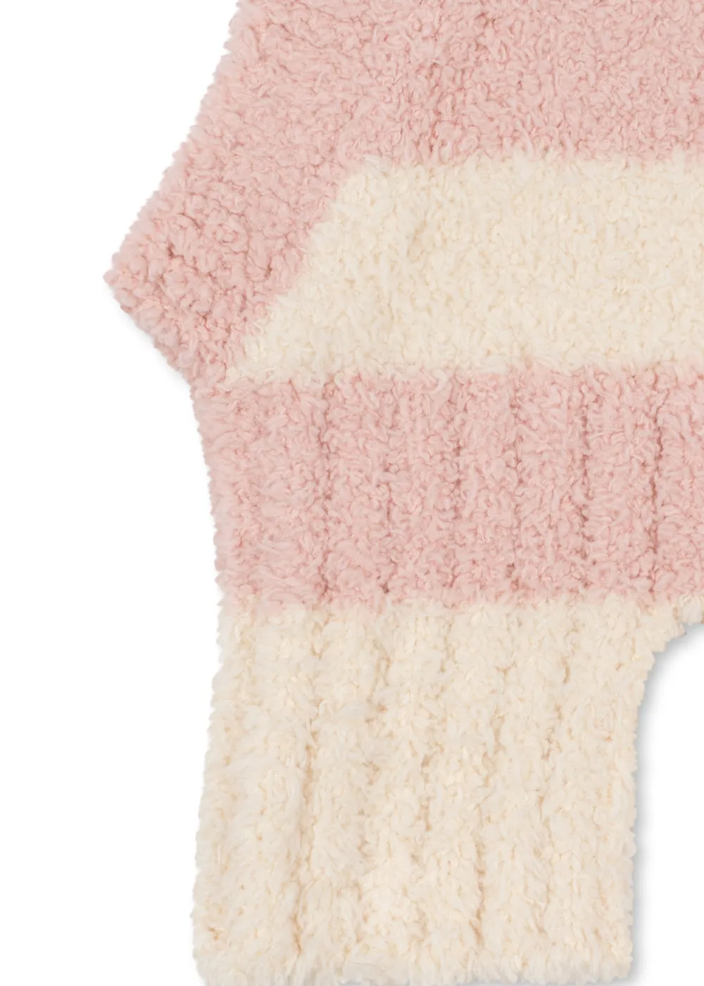 Konges Sløjd Softy Bivakmuts rosy stripe pluche