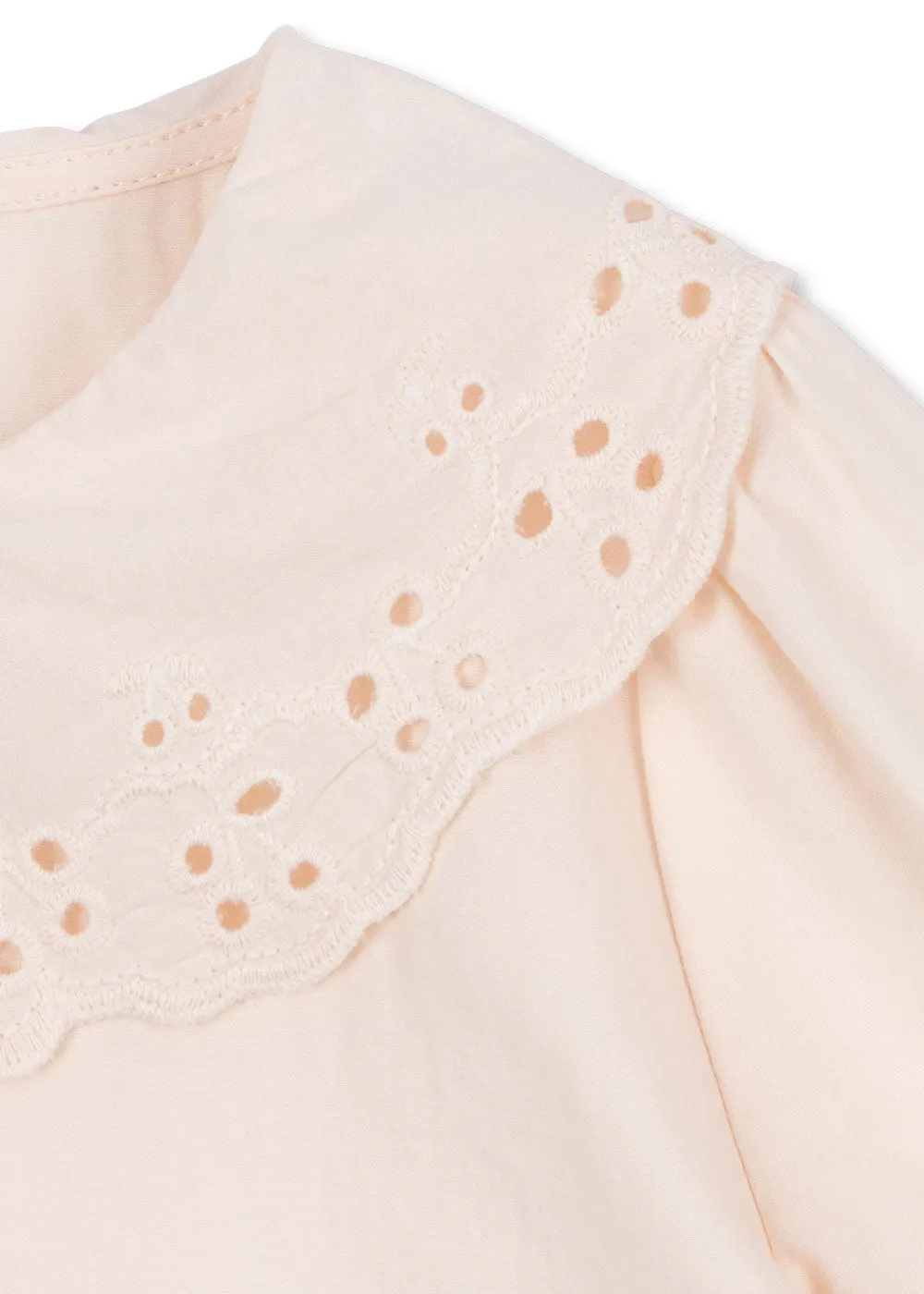 Konges Sløjd Rilo kraagblouse Powder Puff biokatoen