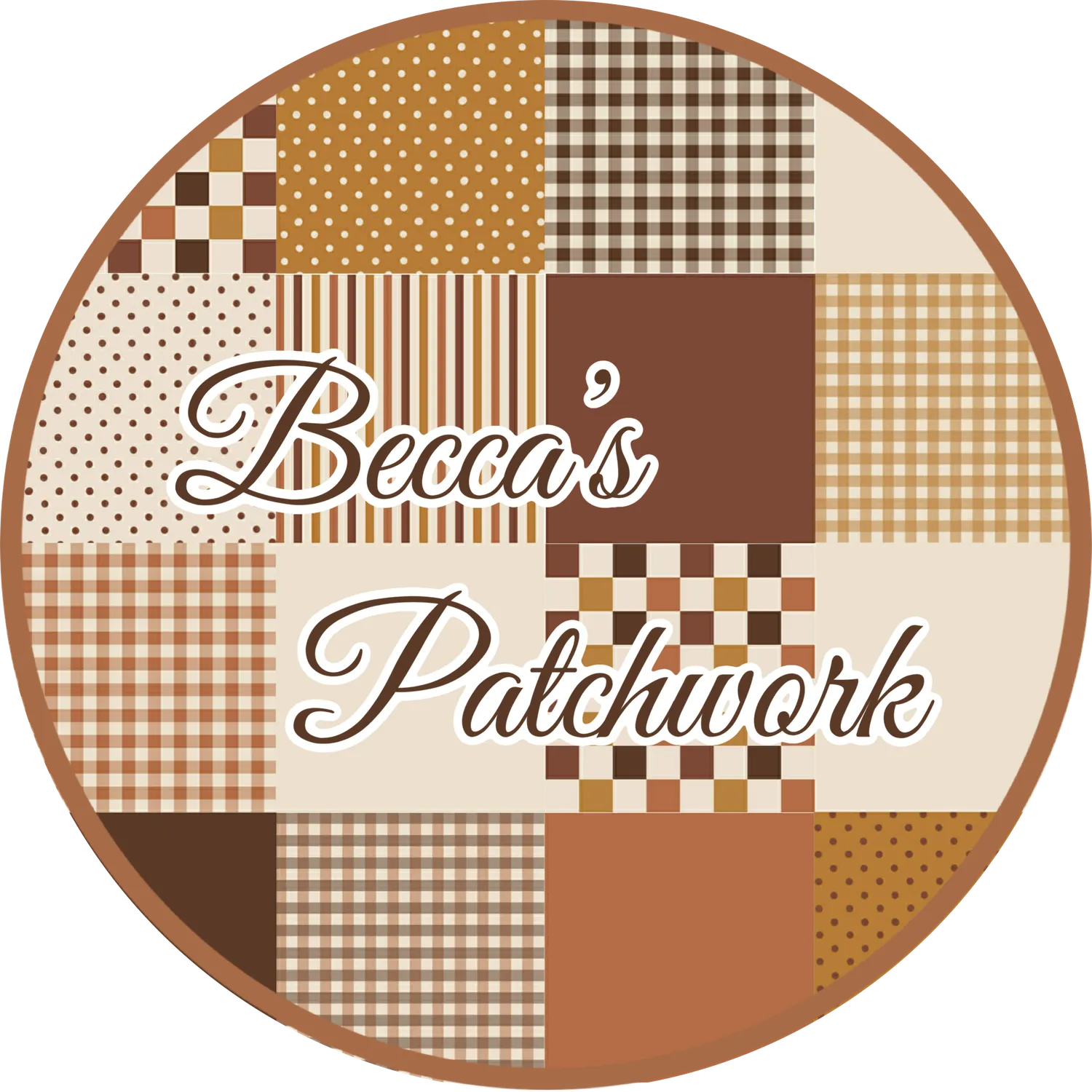 Busy Bee Smocks Becca's Patchwork sokken met strik maat S