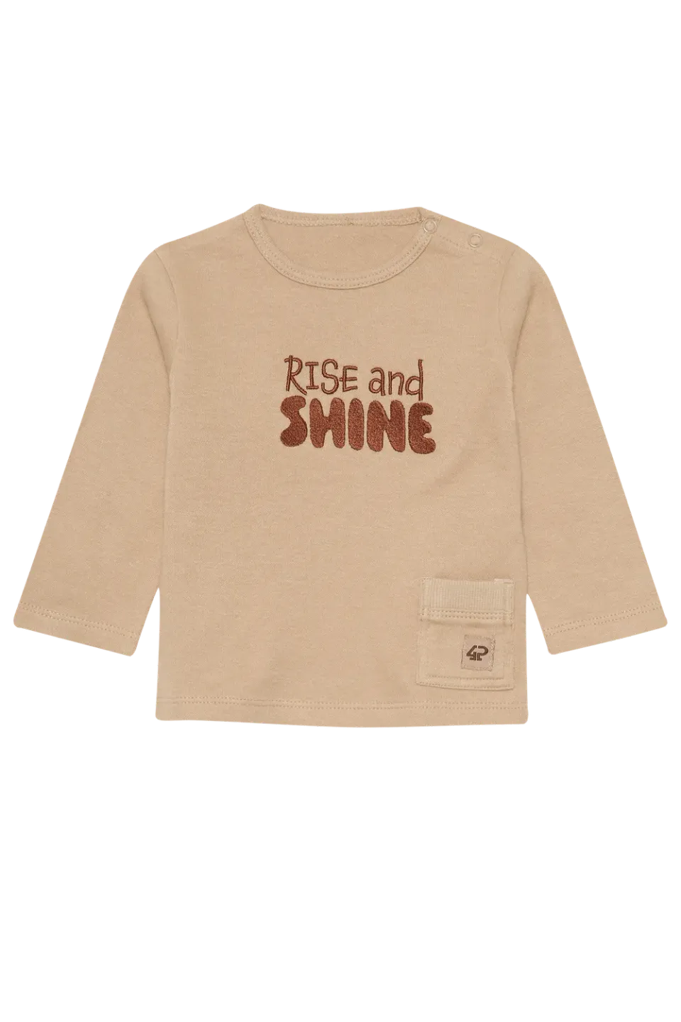 4President Zana Sand longsleeve zand katoen