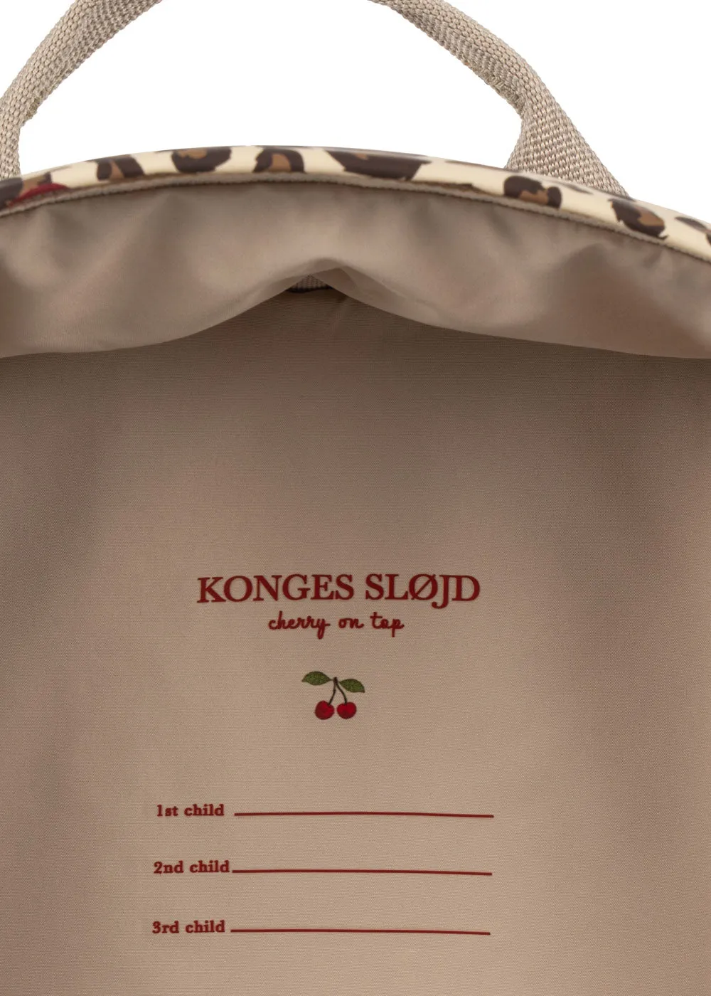 Konges Sløjd Rainy Rugzak leo cerise waterafstotend