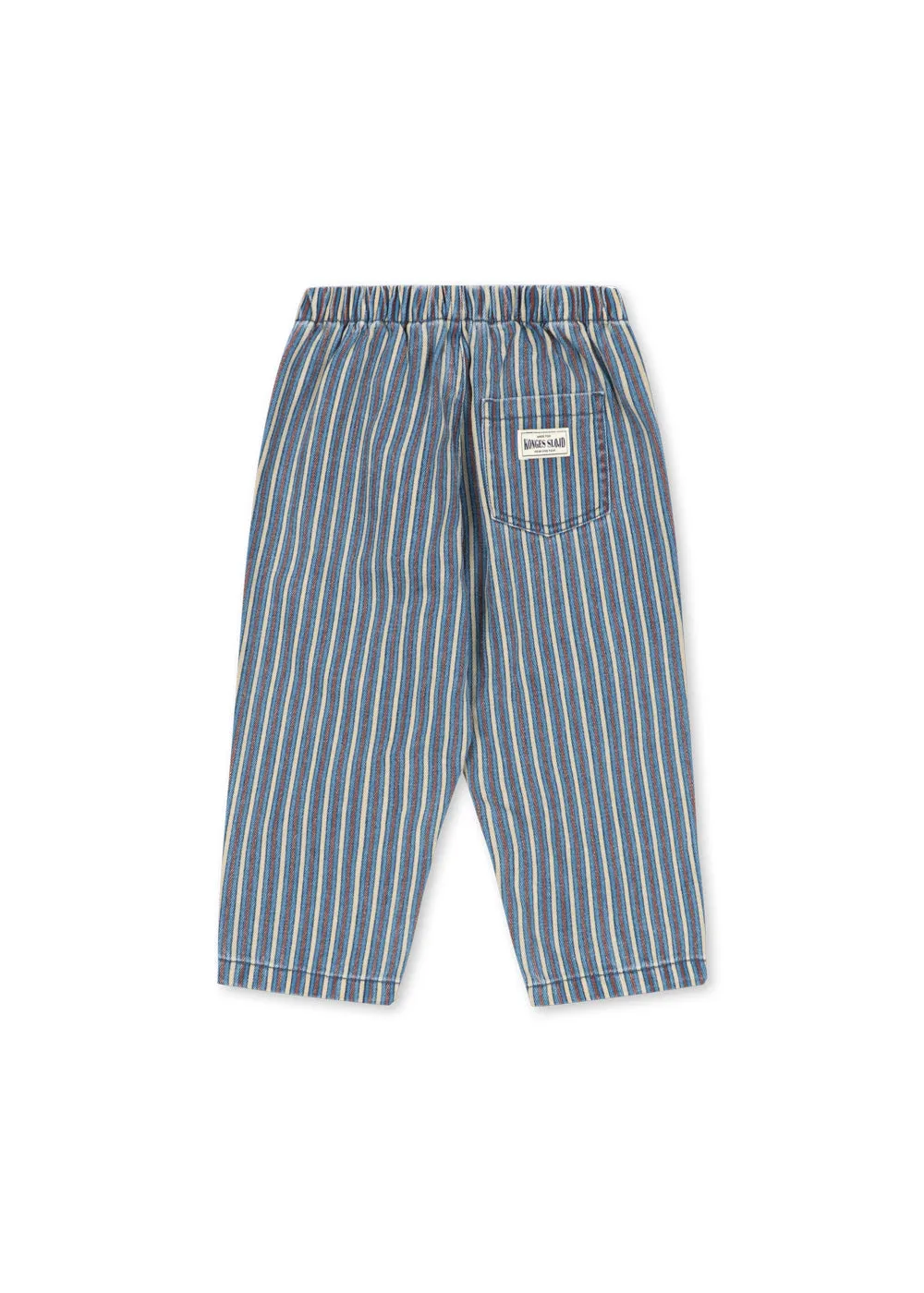 Konges Sløjd Magot broek tricolore bleu biokatoen