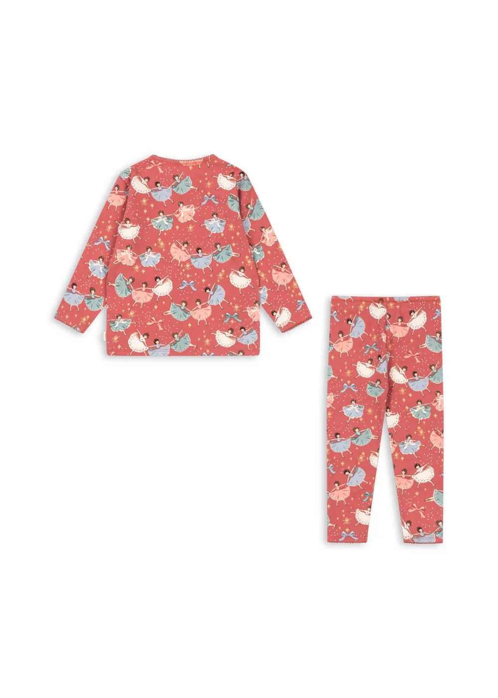 Konges Sløjd Basic set bow ballerina blush katoen