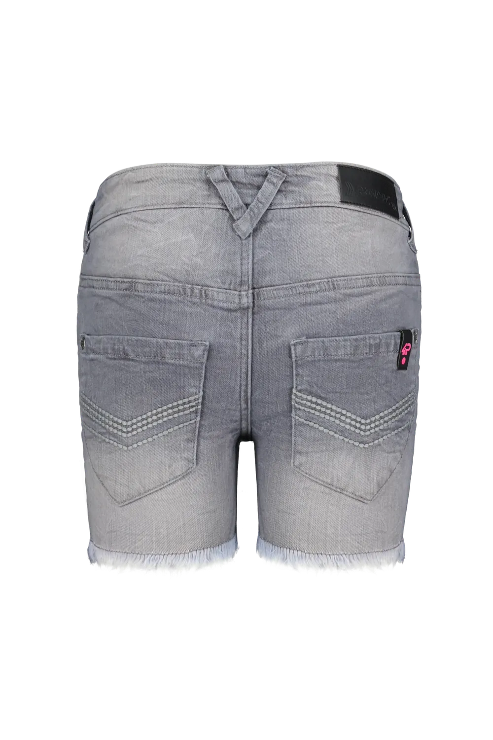 4President Lily Grey Used spijkershort grijs denim