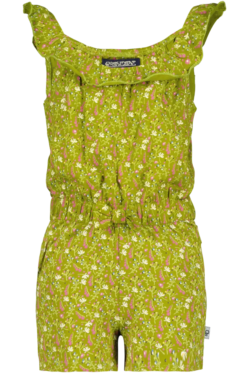 4President Lux AOP playsuit groen bloemenprint