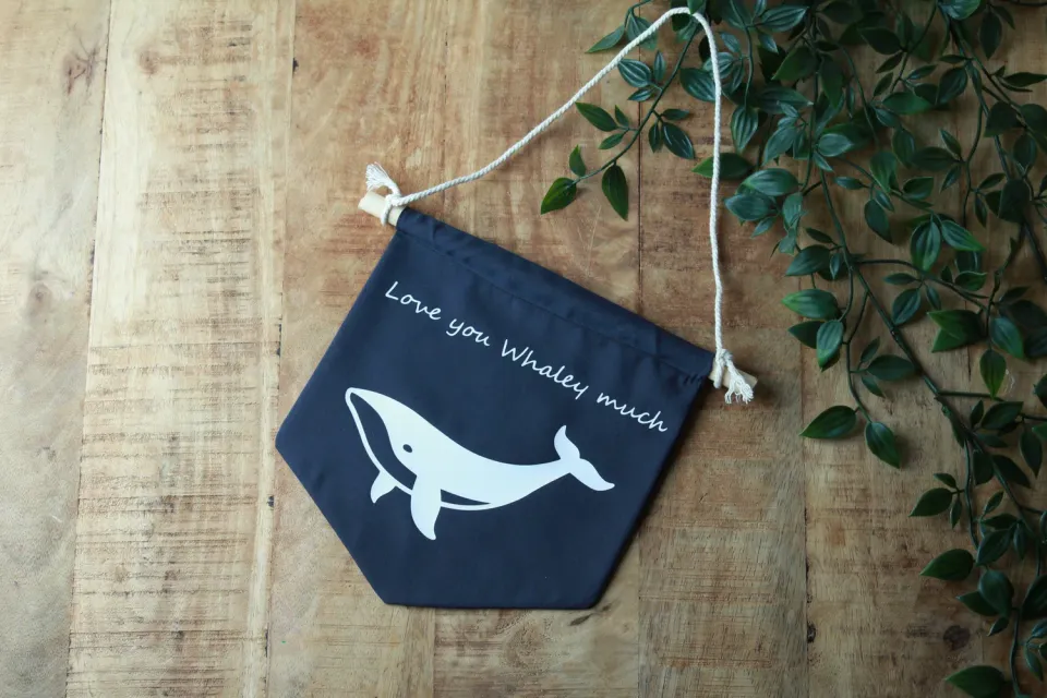 Een presentje Vaandel Love you whaley much blauw