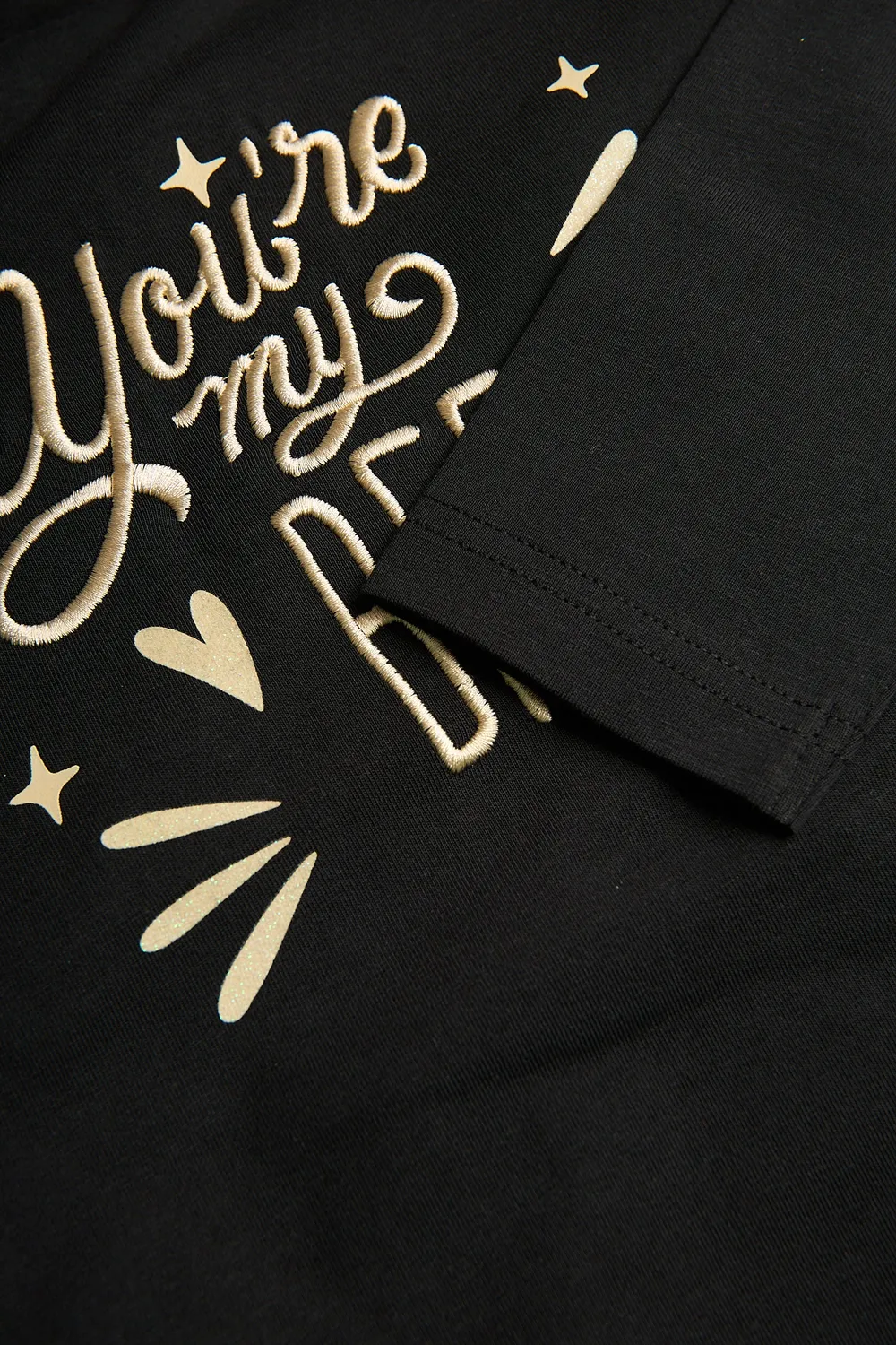 4President Alina longsleeve meisjes zwart BFF