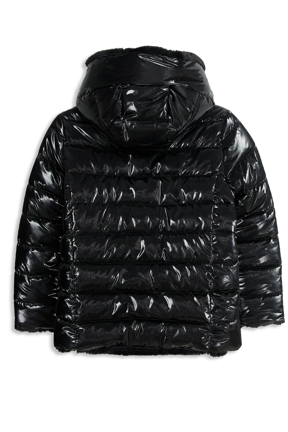 4President Poppy Black winterjas zwart omkeerbaar